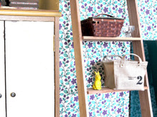 ラダーシェルフで楽チン 隠し見せ収納