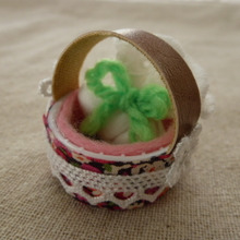 簡単! エコキャップでミニチュアカゴ