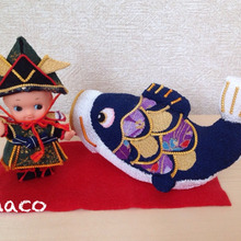 ママから子供たちへ♡手作り節句人形