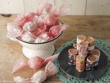 ラッピングして盛りつけ♪サンド&ミニおにぎり