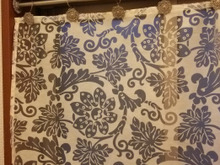 IKEAファブリックとカーテンクリップで簡単カフェカーテン風♪