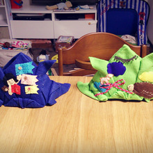 子供の日は100均フェルトで手作り兜