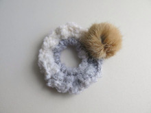 ザクザク編めちゃう★ ファーみたいなモコモコシュシュ