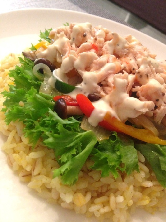 気分はNEWYORKER☆お家で簡単!チキンオーバーライス