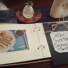 100均アルバムがメニュー表に!?おうちcafeの楽しみ方