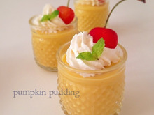 お豆腐使用*簡単混ぜるだけ♪かぼちゃのムース風プリン