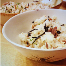 旬の秋刀魚で!一尾で4人分混ぜご飯