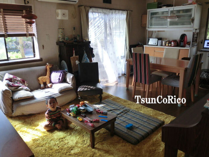 リビングに ごろごろ空間 出来上がり!