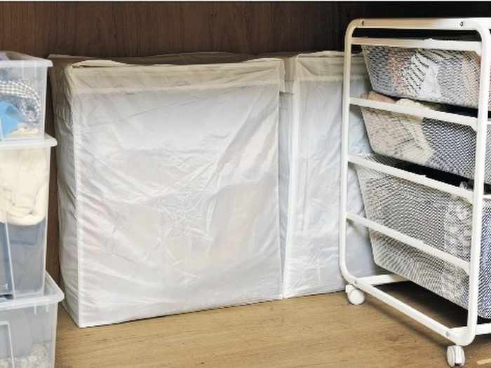 改造ポイント②「奥」と「手前」の2段階収納