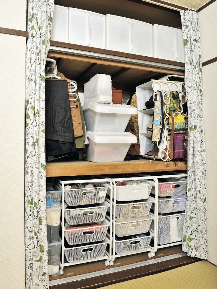IKEAの収納アイテムで押し入れをスタイリッシュに改造