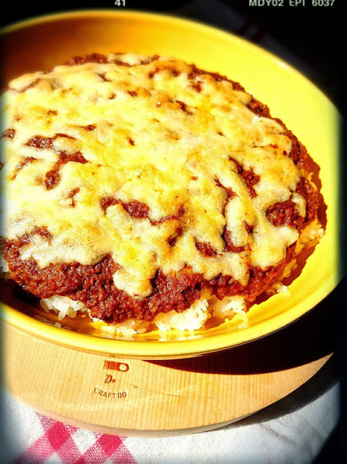 ボールひとつでレンジで簡単キーマカレー