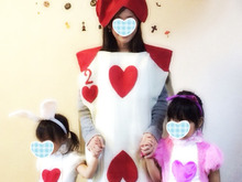 トランプの兵隊衣装をハンドメイド