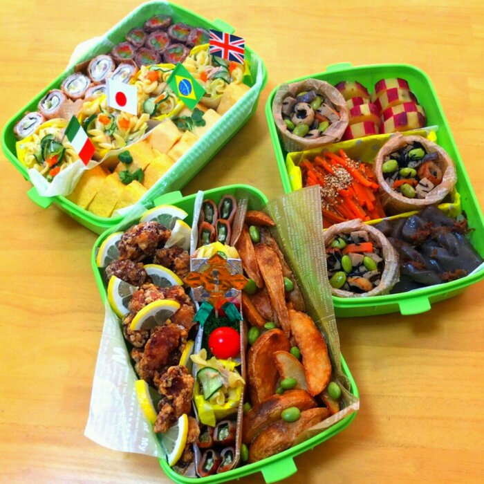 【運動会弁当】これで大人7人+子供1人分です!