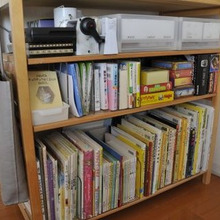 本棚整理で絵本の衣替え