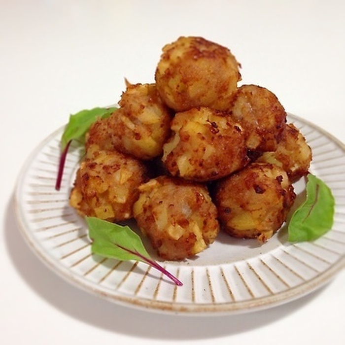 腹持ち抜群!節約!ジャガイモ入り肉団子
