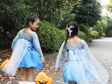 ハロウィン ハンドメイドでエルサ衣装