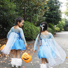 ハロウィン ハンドメイドでエルサ衣装