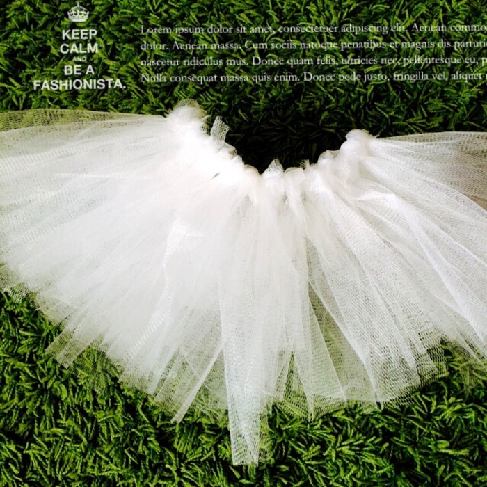 仮装に今から間に合う!針も糸も使わない100円で出来る簡単チュチュ