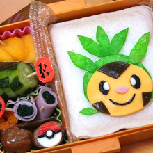 ランチパックでキャラ弁☆ハリマロン (ポケモン)
