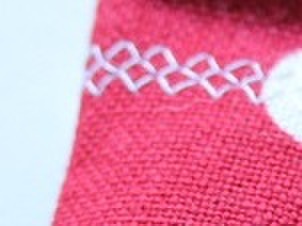 ステッチやレースなどを縫い付ける場合は