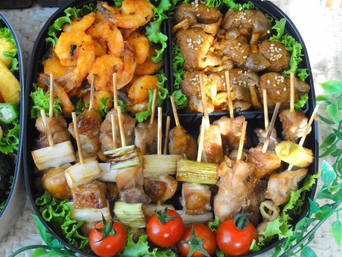 食べるシーンに合わせて