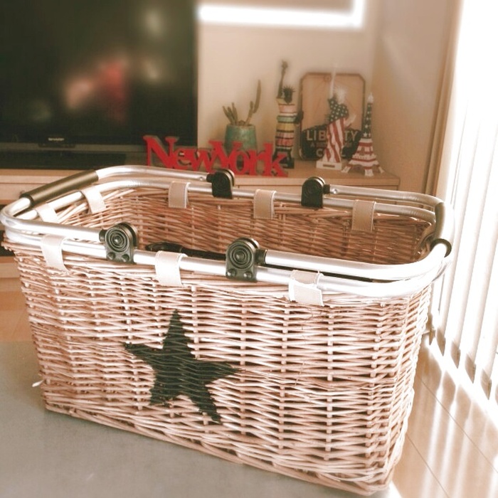 ピクニックバスケットを男前に変身☆