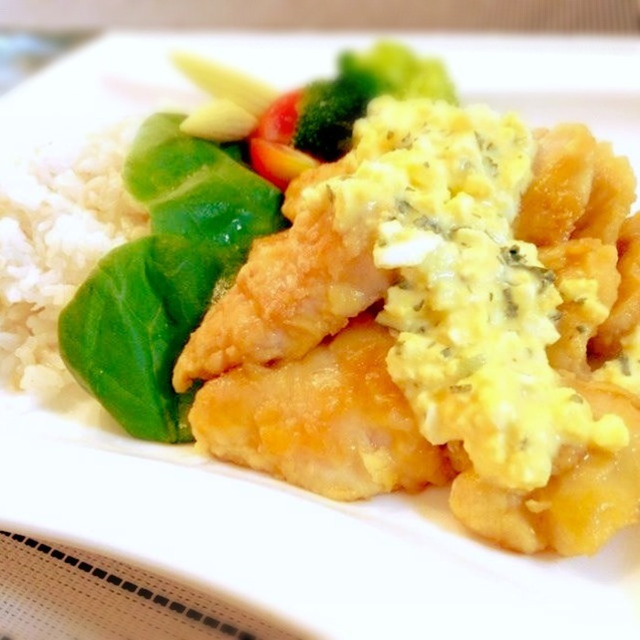 揚げずに簡単♪チキン南蛮
