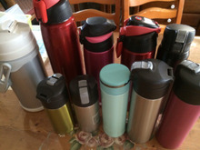 キッチン収納★水筒収納はニトリの¥999伸縮整理棚で解決!