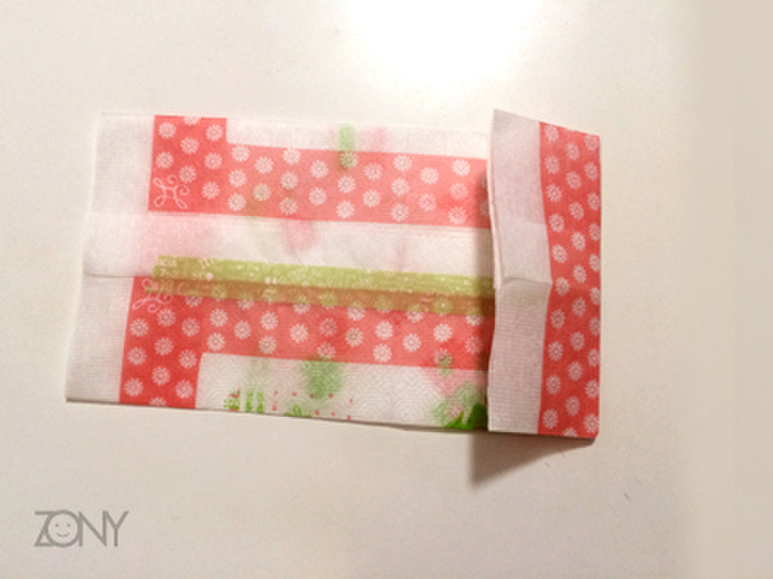 【手順2・底面を折り返す】