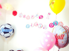 ありものと100均アイテムで可愛く☆ハンドメイドなBIRTHDAY