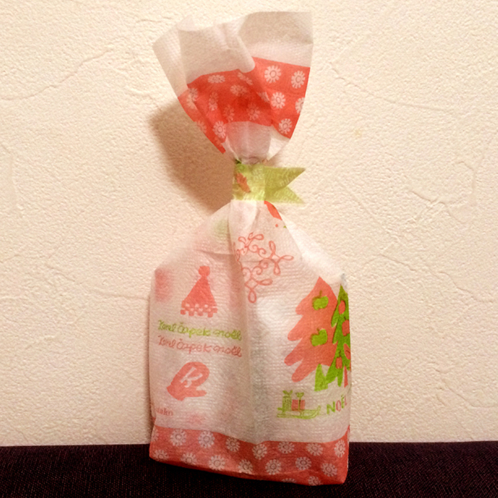 【簡単】マチありペーパーナプキンを使ったラッピング