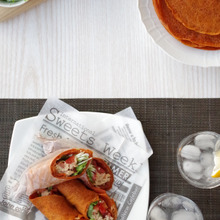 混ぜて焼くだけ!簡単トマトのトルティーヤ