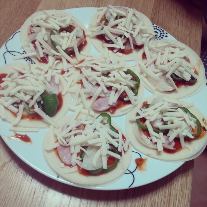 最後のチーズはたっぷりと♡