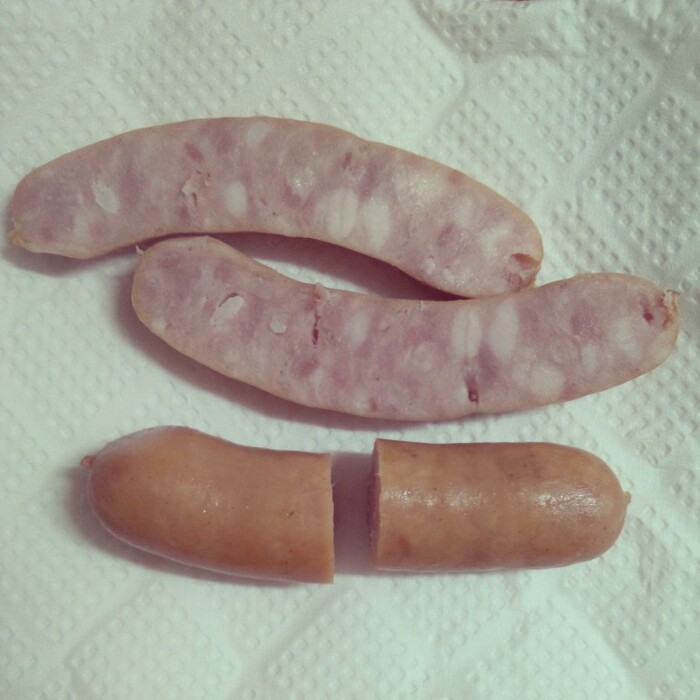 ウインナーカット!!