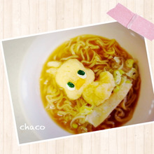 チキンラーメン大根おろしアートの作り方