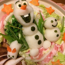 オラフと一緒に♪雪だるま作ろぅ~♪