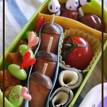 秋のお弁当に「どんぐり君ウィンナー」