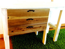 釘不要。100均木製boxで収納たっぷりアンティーク引き出し