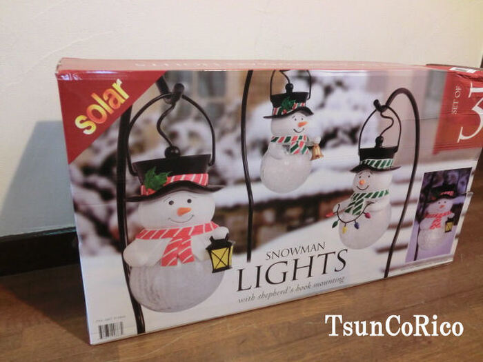 コストコで 雪だるまのランプ 購入!