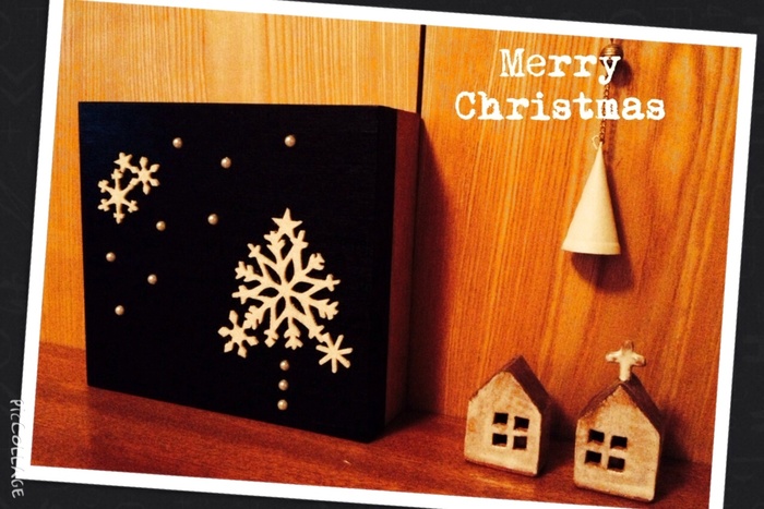 空き箱リメイク①100均素材でシンプルに♪冬小物収納