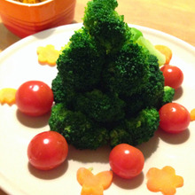 茹でて盛るだけ♡ツリーサラダ