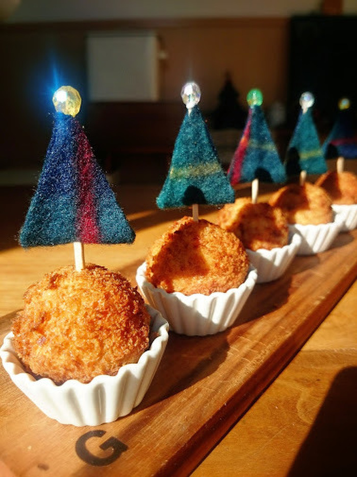 クリスマスパーティーにオススメ!簡単里芋コロッケ