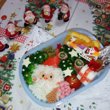超簡単!!サンタさん弁当レシピ♡