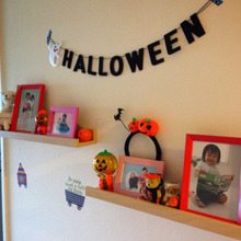 IKEAのウォールシェルフで可愛くインテリア