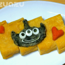 【簡単】大根おろしアート★エイリアン (リトルグリーンメン)