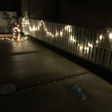 すのこ DE ウッドフェンス✳︎ライトアップ