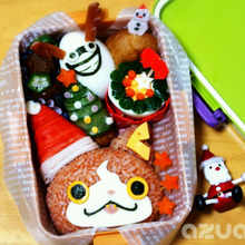 妖怪ウォッチキャラ弁★クリスマスVer