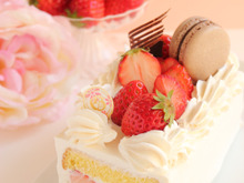 パウンド型deスクエアショートケーキ☆