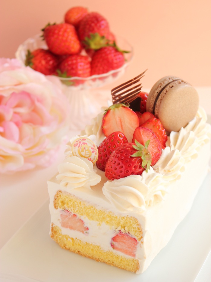 パウンド型deスクエアショートケーキ☆