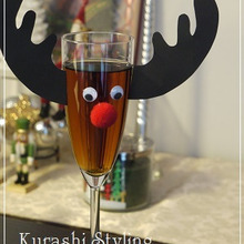 いつもの食器をクリスマス仕様にデコ☆